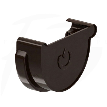 Denko lewe PVC firmy KROP ⌀ 100 kolor ciemny brąz